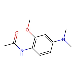 N-[4-(dimethylamino)-2-methoxyphenyl]acetamide structure