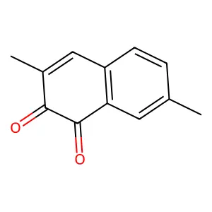 3,7-Dimethylnaphthalene-1,2-dione structure