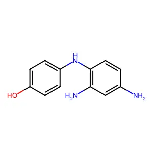 4-(2,4-Diaminoanilino)phenol structure
