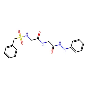 2-(benzylsulfonylamino)-N-[2-oxo-2-(2-phenylhydrazinyl)ethyl]acetamide structure