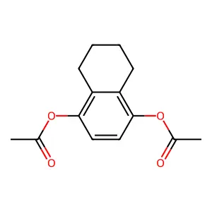 (4-Acetyloxy-5,6,7,8-tetrahydronaphthalen-1-yl) acetate structure