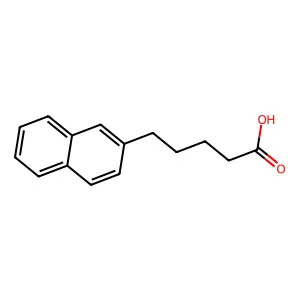 5-Naphthalen-2-ylpentanoic acid structure