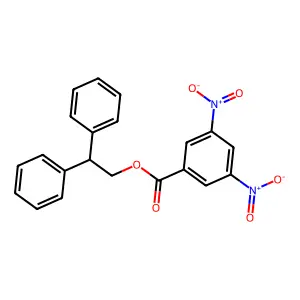 2,2-Diphenylethyl 3,5-dinitrobenzoate structure