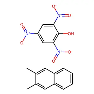 2,3-Dimethylnaphthalene;2,4,6-trinitrophenol structure