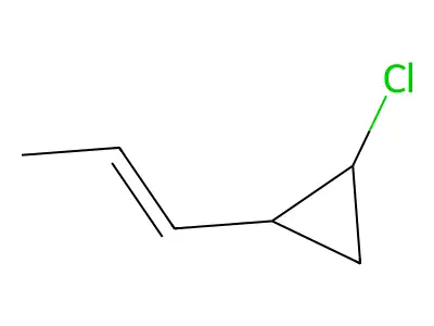 Cyclopropane, 1-chloro-2-(1-propenyl)- structure