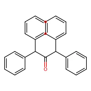 1,1,3,3-Tetraphenyl-propan-2-one structure