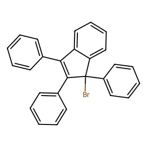 1-Bromo-1,2,3-triphenylindene structure