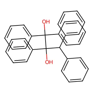 1,1,2,3,3-Pentakis-phenylpropane-1,2-diol structure