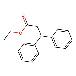 Ethyl 3,3-diphenylpropanoate structure