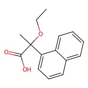 2-乙氧基-2-(萘-1-基)丙酸 structure