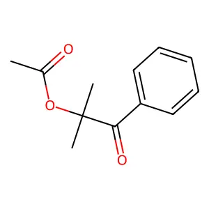 1-Propanone, 2-(acetyloxy)-2-methyl-1-phenyl- structure
