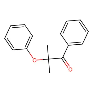 2-Methyl-2-phenoxy-1-phenylpropan-1-one structure
