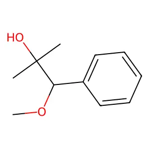 1-Methoxy-2-methyl-1-phenylpropan-2-ol structure