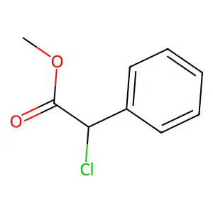 (+-)-Methyl alpha-chlorophenylacetate structure