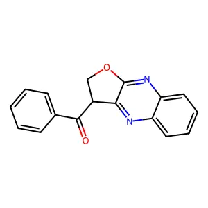 2,3-Dihydrofuro[3,2-b]quinoxalin-3-yl(phenyl)methanone structure