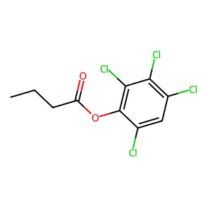 丁酸-2,3,4,6-四氯苯酯 structure