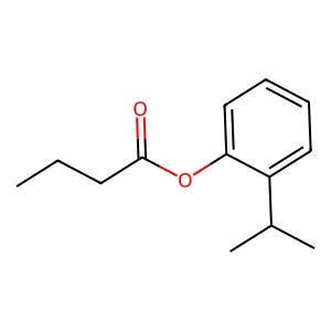 (2-Propan-2-ylphenyl) butanoate structure