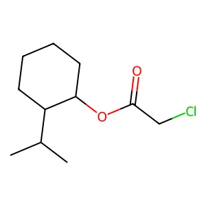(2-Propan-2-ylcyclohexyl) 2-chloroacetate structure
