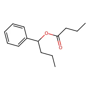 1-Phenylbutyl butanoate structure