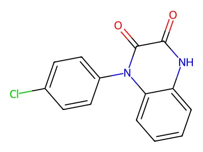 1-(4-Chlorophenyl)-3-hydroxy-1,2-dihydroquinoxalin-2-one structure