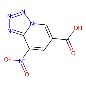8-Nitrotetrazolo[1,5-a]pyridine-6-carboxylic acid structure