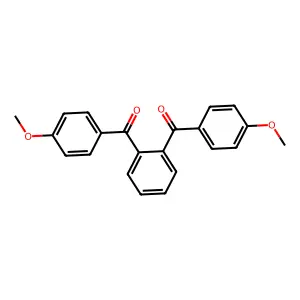 [2-(4-Methoxybenzoyl)phenyl]-(4-methoxyphenyl)methanone structure
