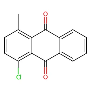 9,10-Anthracenedione, 1-chloro-4-methyl- structure