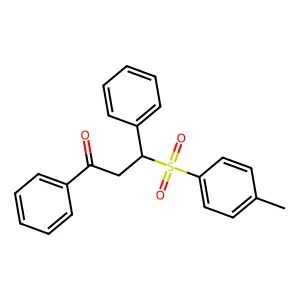 3-(4-Methylbenzene-1-sulfonyl)-1,3-diphenylpropan-1-one structure