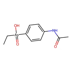 (4-Acetamidophenyl)-ethylarsinic acid structure