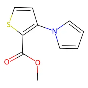 methyl 3-(1H-pyrrol-1-yl)thiophene-2-carboxylate structure