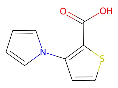 3-(1H-pyrrol-1-yl)thiophene-2-carboxylic acid structure
