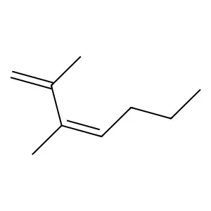 2,3-Dimethyl-1,3-heptadiene structure