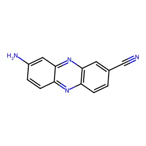 8-Aminophenazine-2-carbonitrile structure