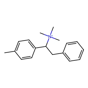 N,N,N-Trimethyl-1-(4-methylphenyl)-2-phenylethan-1-aminium structure