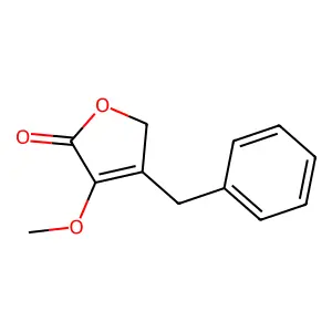 4-Benzyl-3-methoxyfuran-2(5H)-one structure