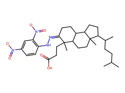 3-[(7Z)-7-[(2,4-dinitrophenyl)hydrazinylidene]-3a,6-dimethyl structure