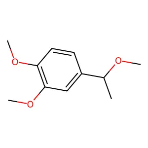 1,2-Dimethoxy-4-(1-methoxyethyl)benzene structure