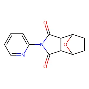 2-(Pyridin-2-yl)hexahydro-1h-4,7-epoxyisoindole-1,3(2h)-dione structure