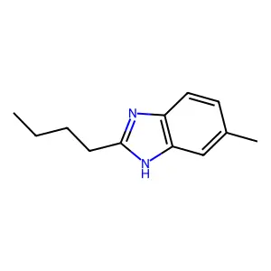 2-Butyl-6-methyl-1H-benzimidazole structure