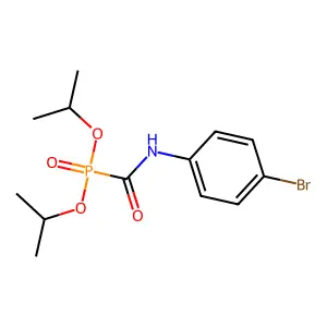 N-(4-bromophenyl)-1-di(propan-2-yloxy)phosphorylformamide structure