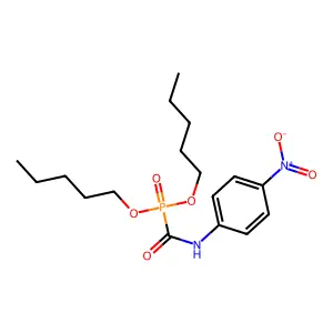 1-dipentoxyphosphoryl-N-(4-nitrophenyl)formamide structure