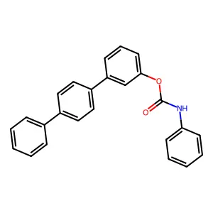 [3-(4-phenylphenyl)phenyl] N-phenylcarbamate structure