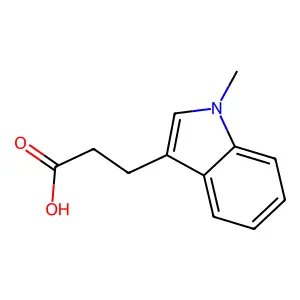 3-(1-methyl-1H-indol-3-yl)propanoic acid structure