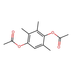 4-(acetyloxy)-2,3,6-trimethylphenyl acetate structure