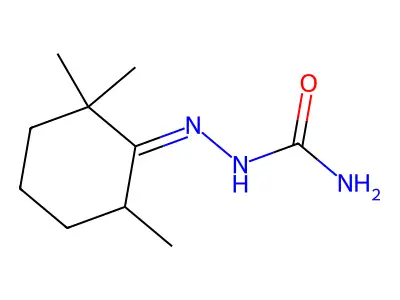 [(2,2,6-Trimethylcyclohexylidene)amino]urea structure