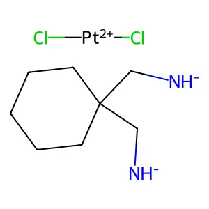 Platinum,1-cyclohexanedimethanamine-N,N')-, (SP-4-2)- structure