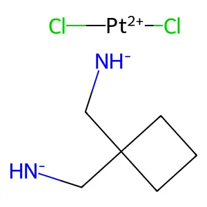 Platinum,1-cyclobutanedimethanamine-N,N'), (SP-4-2)- structure