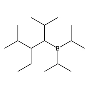 Borane, [1,2-bis(1-methylethyl)butyl]bis(1-methylethyl)- structure