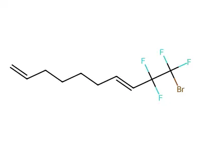 1,7-Decadiene, 10-bromo-9,9,10,10-tetrafluoro- structure