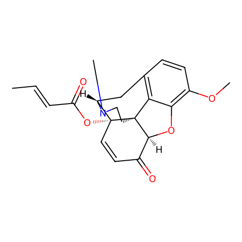 14-Hydroxycodeinone crotonate structure